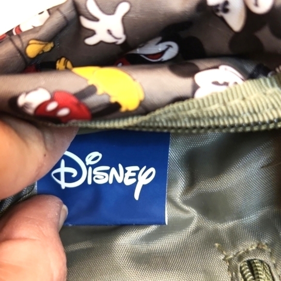 WOMENS Disney Army Green Mickey Mouse shoulder bag. - Picture 13 of 13